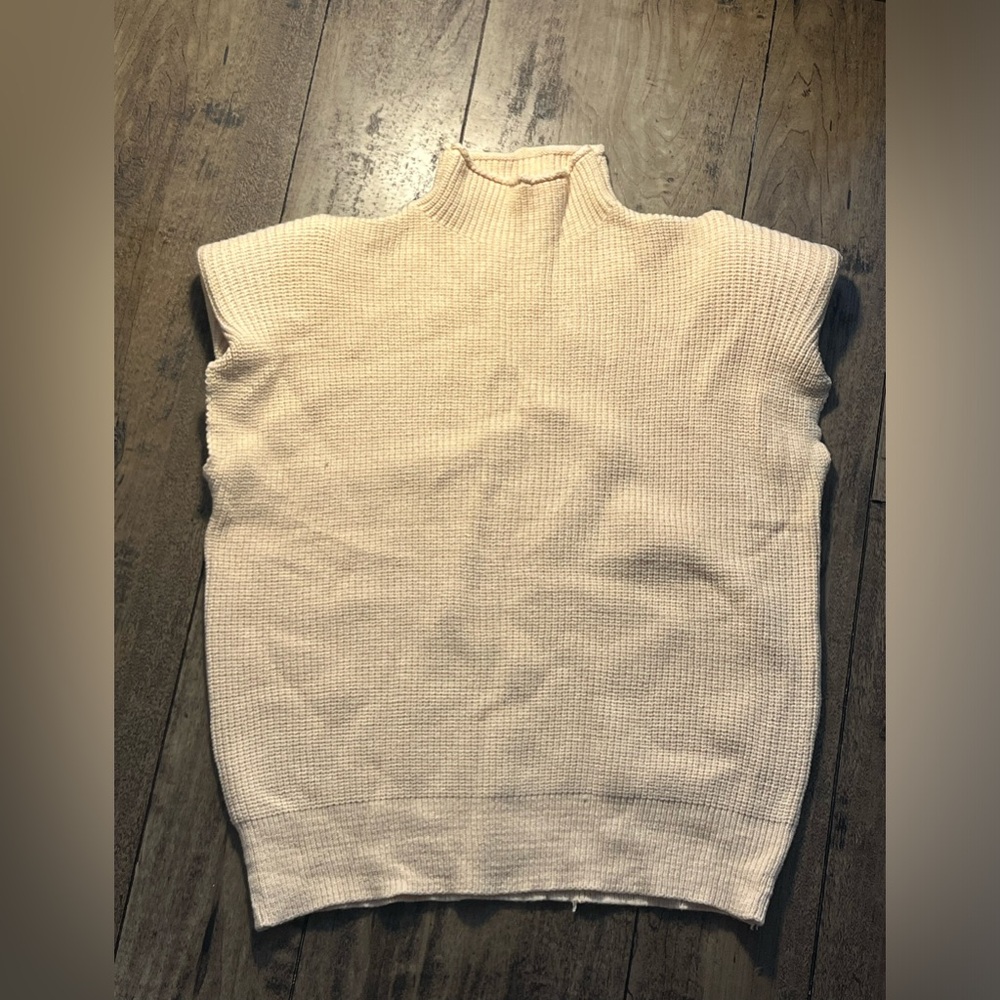 Beige Business Top